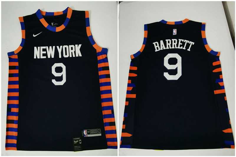 Knicks 9 R.J. Barrett Navy City Edition Nike Swingman Jersey,We sell and wholesale Knicks 9 R.J. Barrett Navy City Edition Nike Swingman Jersey on line form chian!